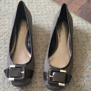 Bandolino Women's Elegant Black and Gray Loafers Jolly Jo Style